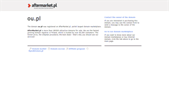 Desktop Screenshot of ou.pl