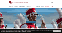 Desktop Screenshot of ou.edu